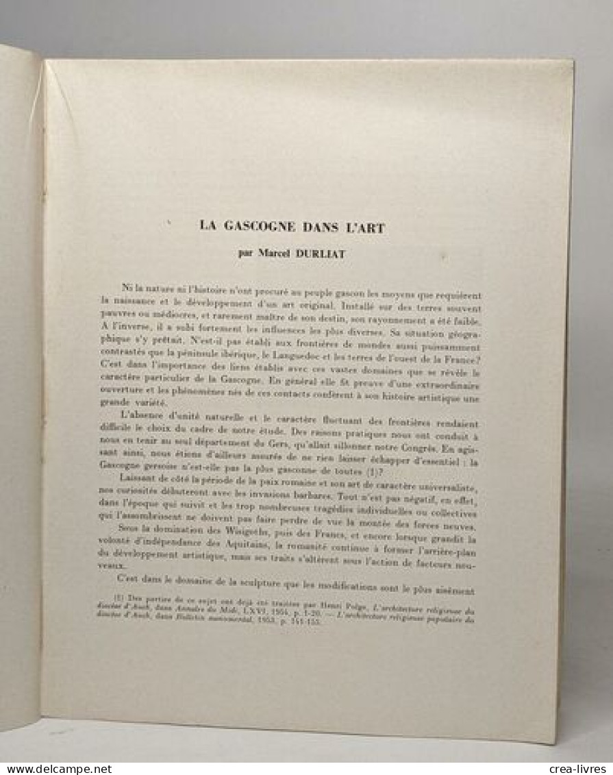 Lot de 5 numéros de "Congrès archéologique de France": Haute-bretagne (1968) / Nivernais (1967) / Gascogne (1970) / Daup
