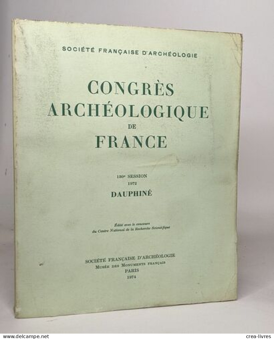 Lot de 5 numéros de "Congrès archéologique de France": Haute-bretagne (1968) / Nivernais (1967) / Gascogne (1970) / Daup