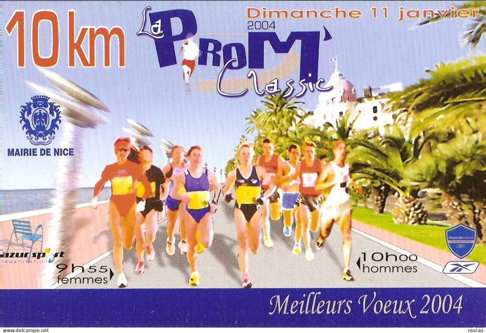 CPM - ATHLETISME - COURSE A PIED - NICE - 10 KM PROM CLASSIC 2004 - Athlétisme