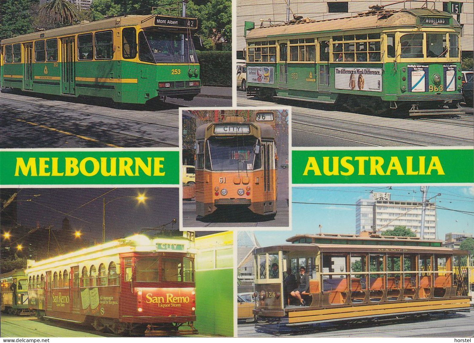 Australien - Melbourne - Straßenbahn - Trams - Melbourne