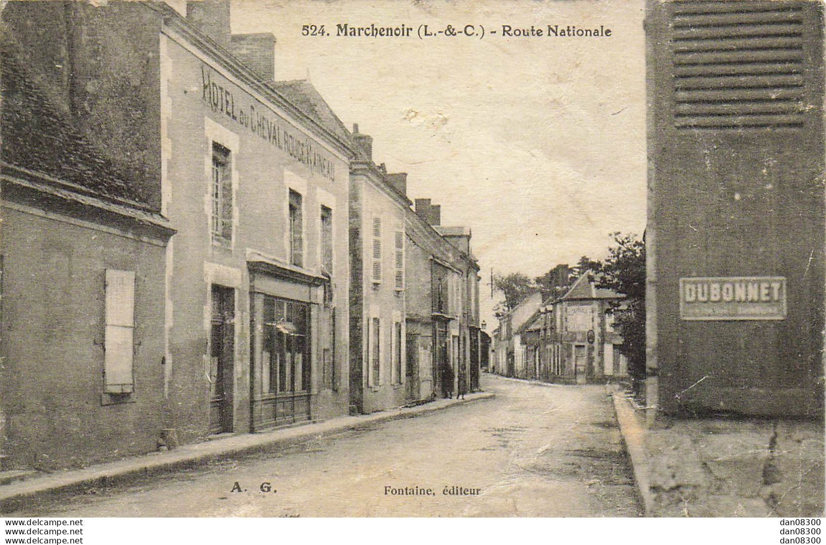 41 MARCHENOIR ROUTE NATIONALE HOTEL DU CHEVAL ??????? - Marchenoir