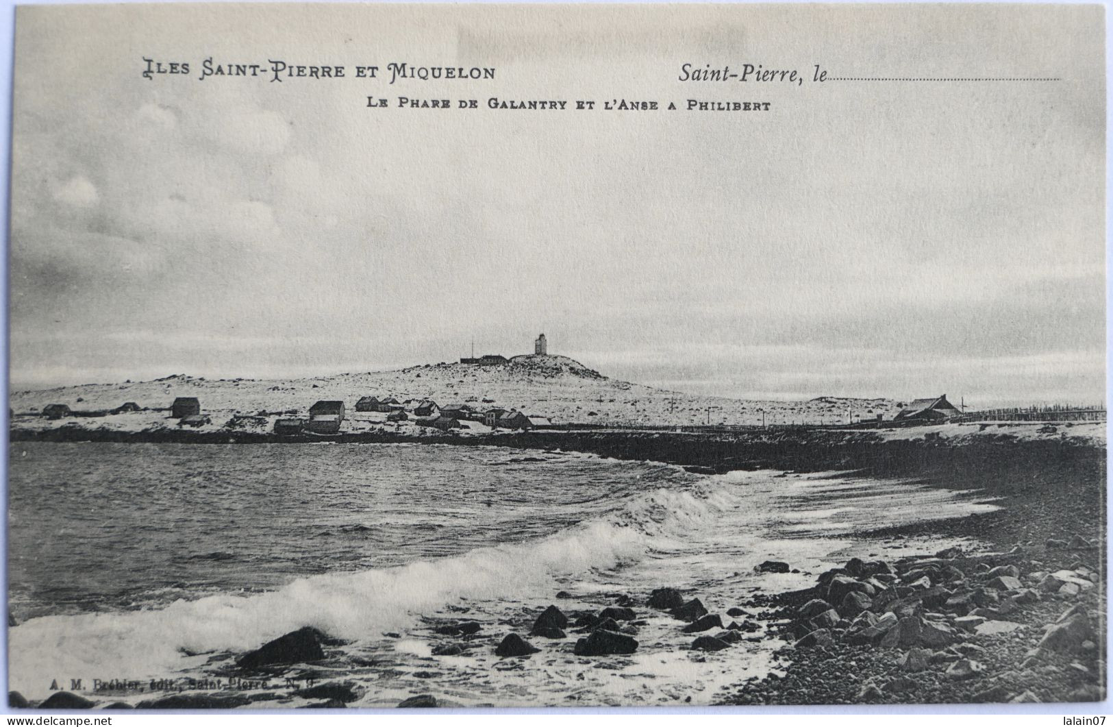 C. P. A. : SAINT-PIERRE Et MIQUELON : Le Phare De Galantry Et L'Anse à Philibert - Saint-Pierre-et-Miquelon