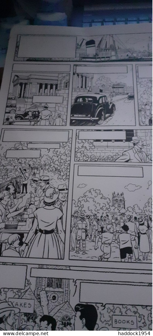 La Machination Voronov  BLAKE Et MORTIMER YVES SENTE ANDRE JUILLARD éditions Blake Et Mortimer 2000 - Disegni Originali