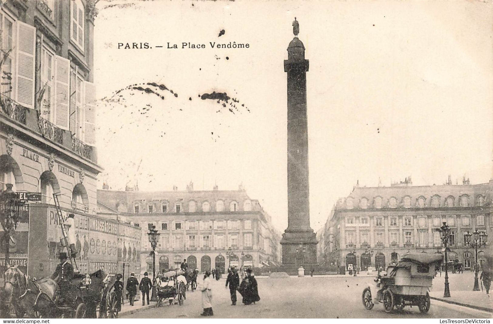FRANCE - Paris - La Place Vendôme - Animé - Carte Postale Ancienne - Autres & Non Classés