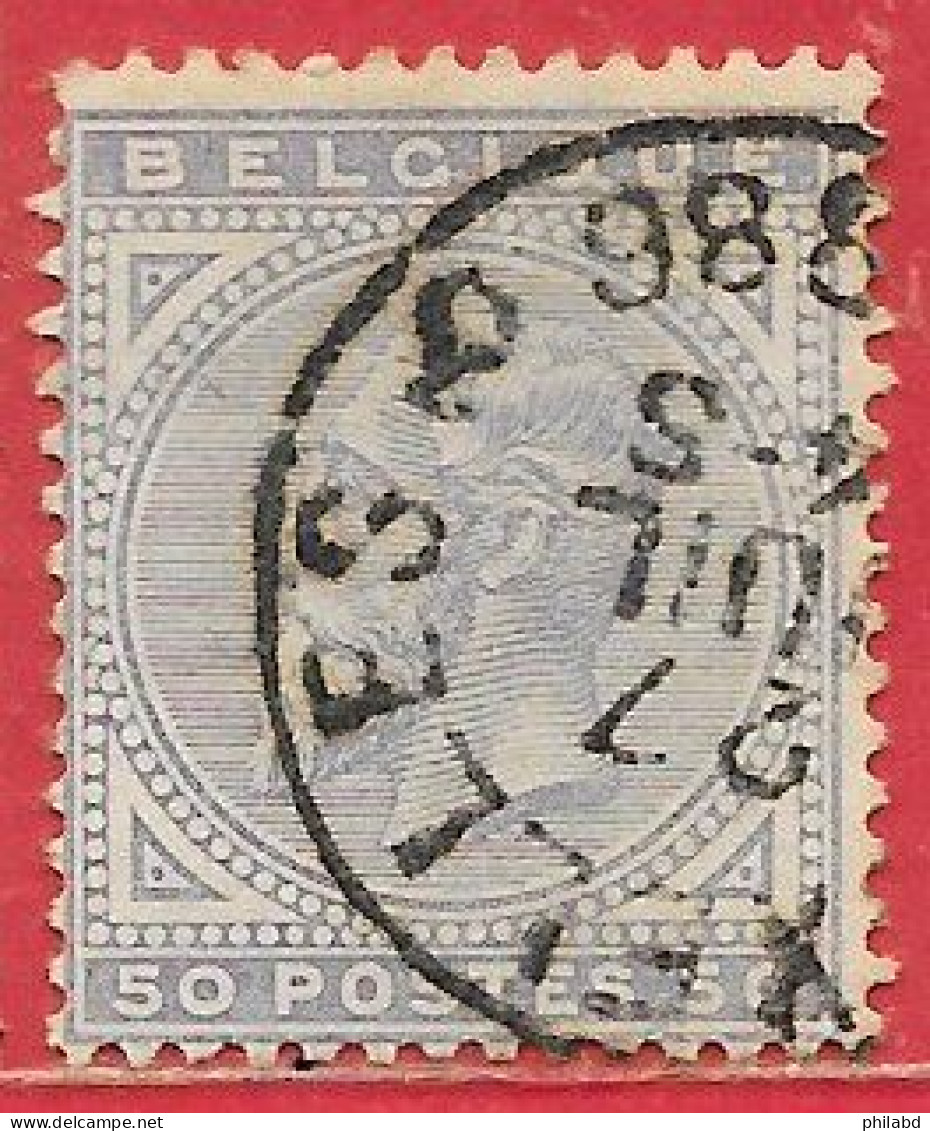 Belgique N°41 50c Violet (BRUXELLES 27 JUIL 1886) 1883 O - 1883 Léopold II