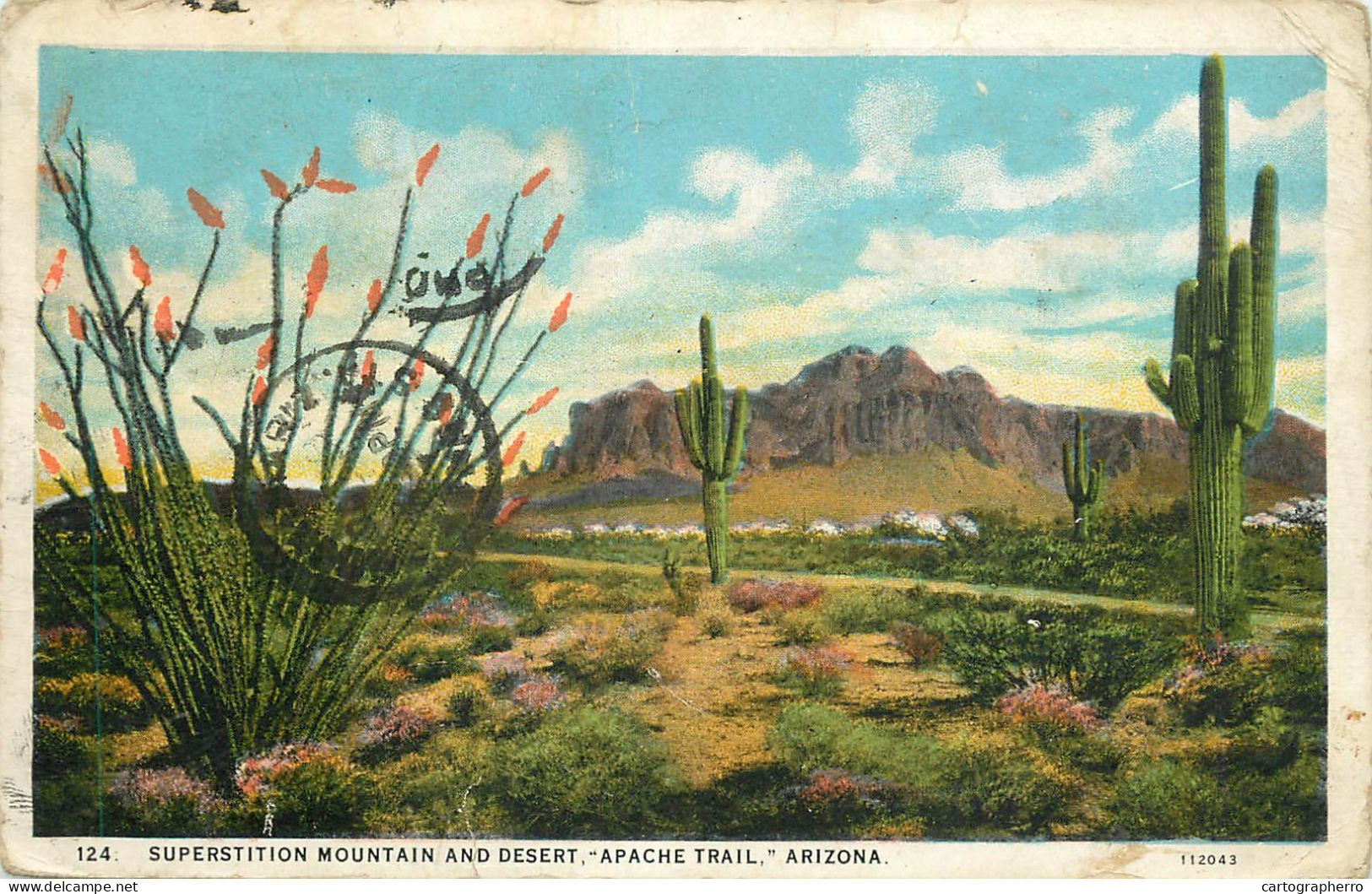 USA "Apache Trail"  AZ Superstition Mountain And Desert View - Altri & Non Classificati