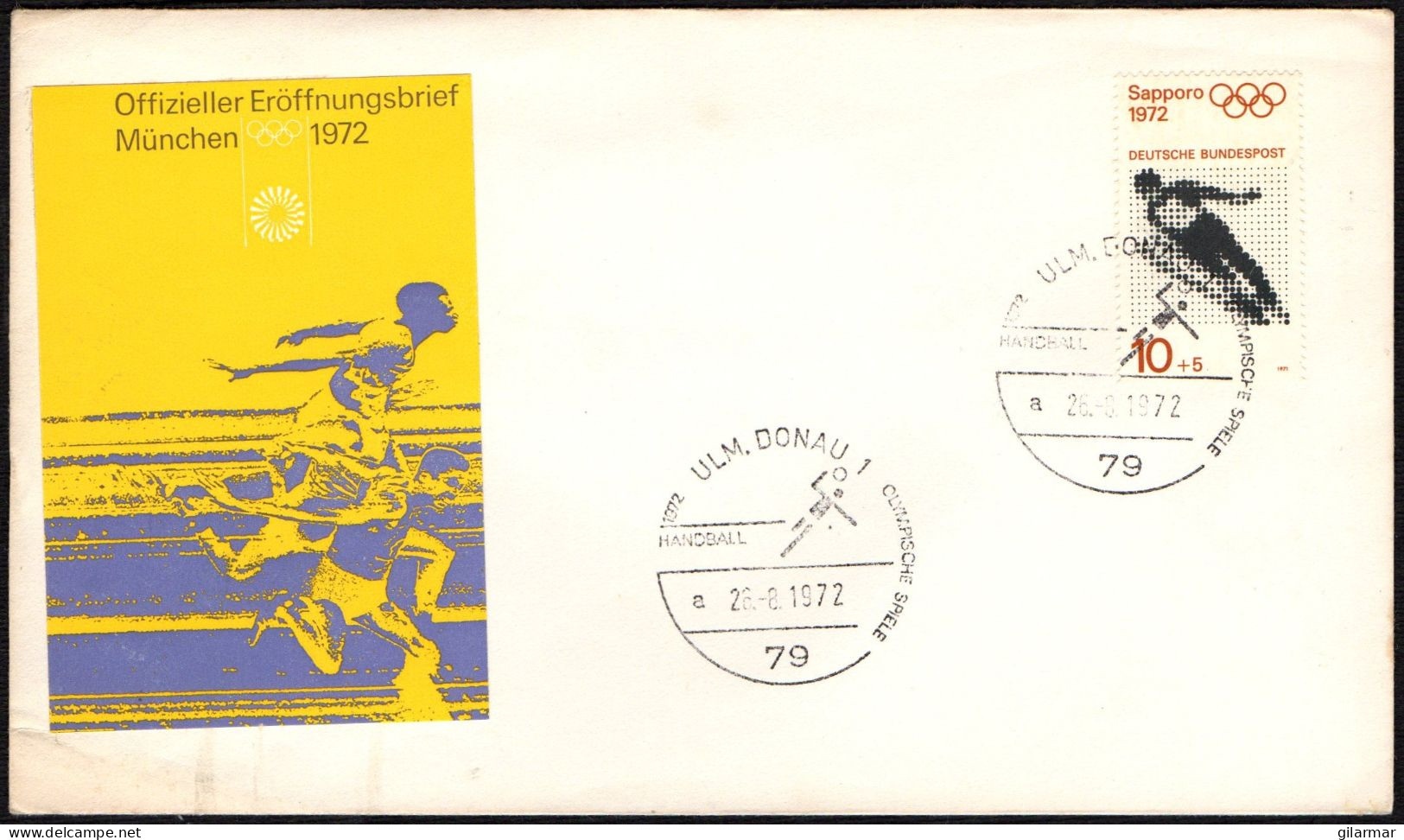 PALLAMANO - GERMANY ULM DONAU 1972 - OLYMPIC GAMES MUNICH 1972 - HANDBALL - M - Pallamano