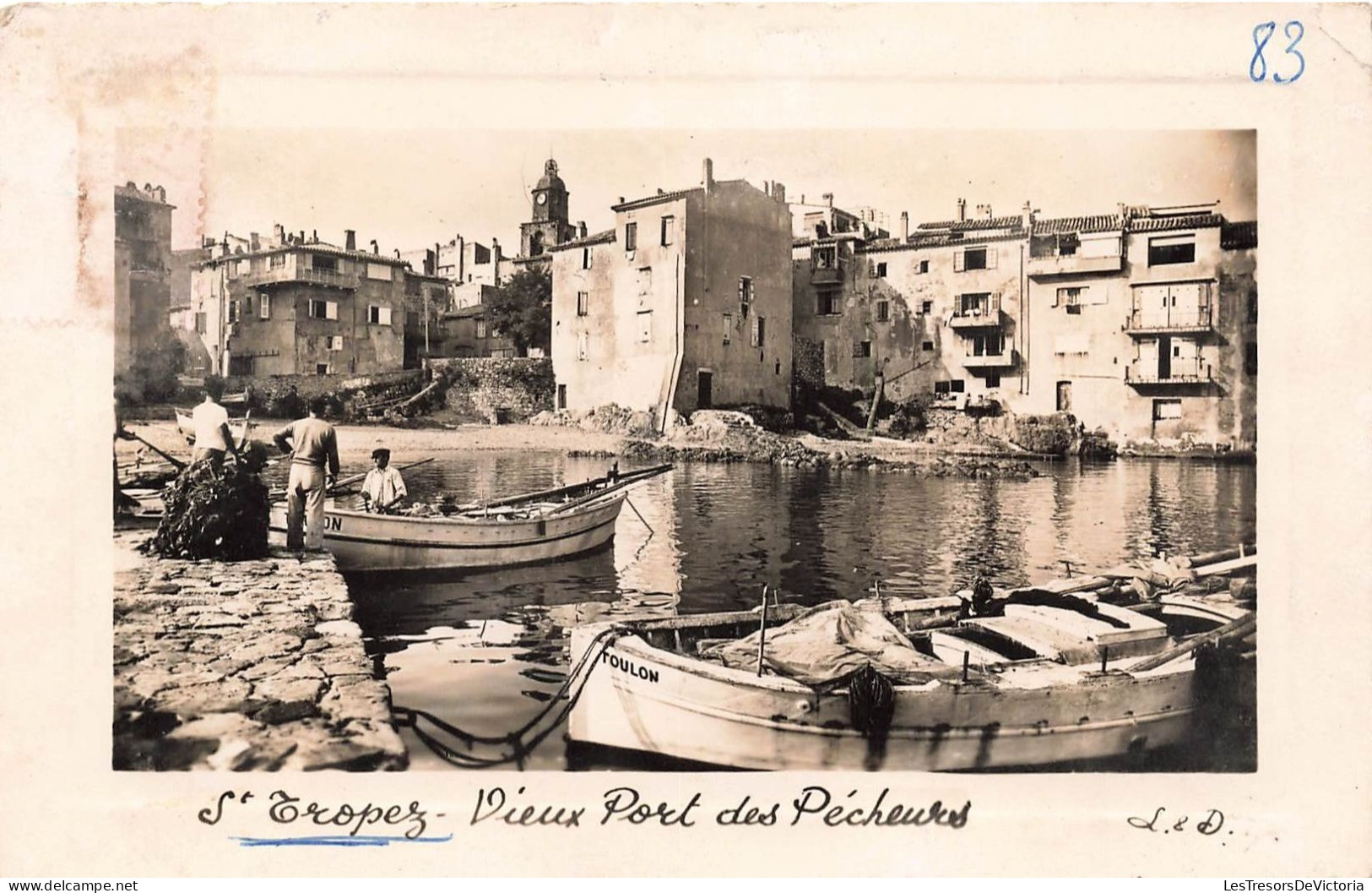 FRANCE - Saint Tropez - Vieux Port Des Pécheurs - Carte Postale Ancienne - Saint-Tropez