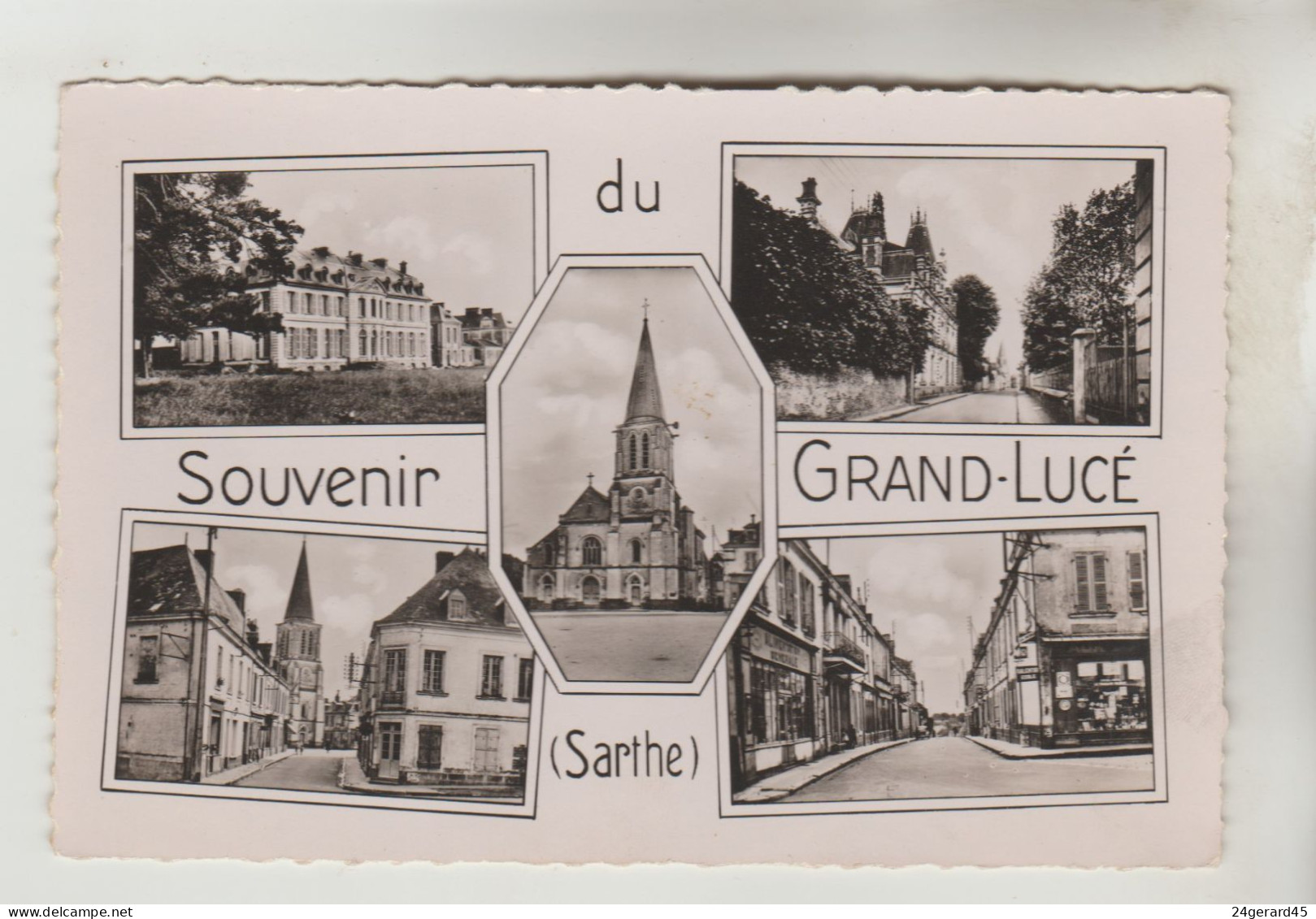 CPSM LE GRANS LUCE (Sarthe) - Souvenir Du ..... 5 Vues - Le Grand Luce