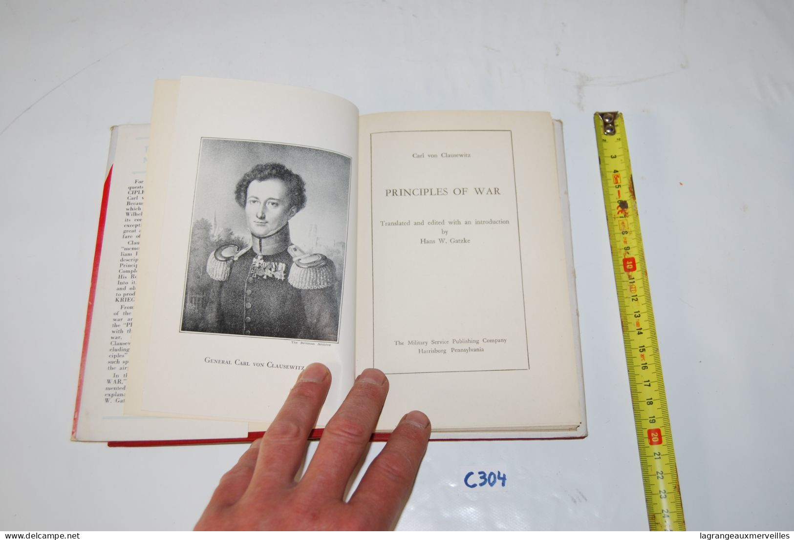 C304 Livre Ancien - Principle Of War - General Von Clausewitz * Carl - 1943 - Kriege UK