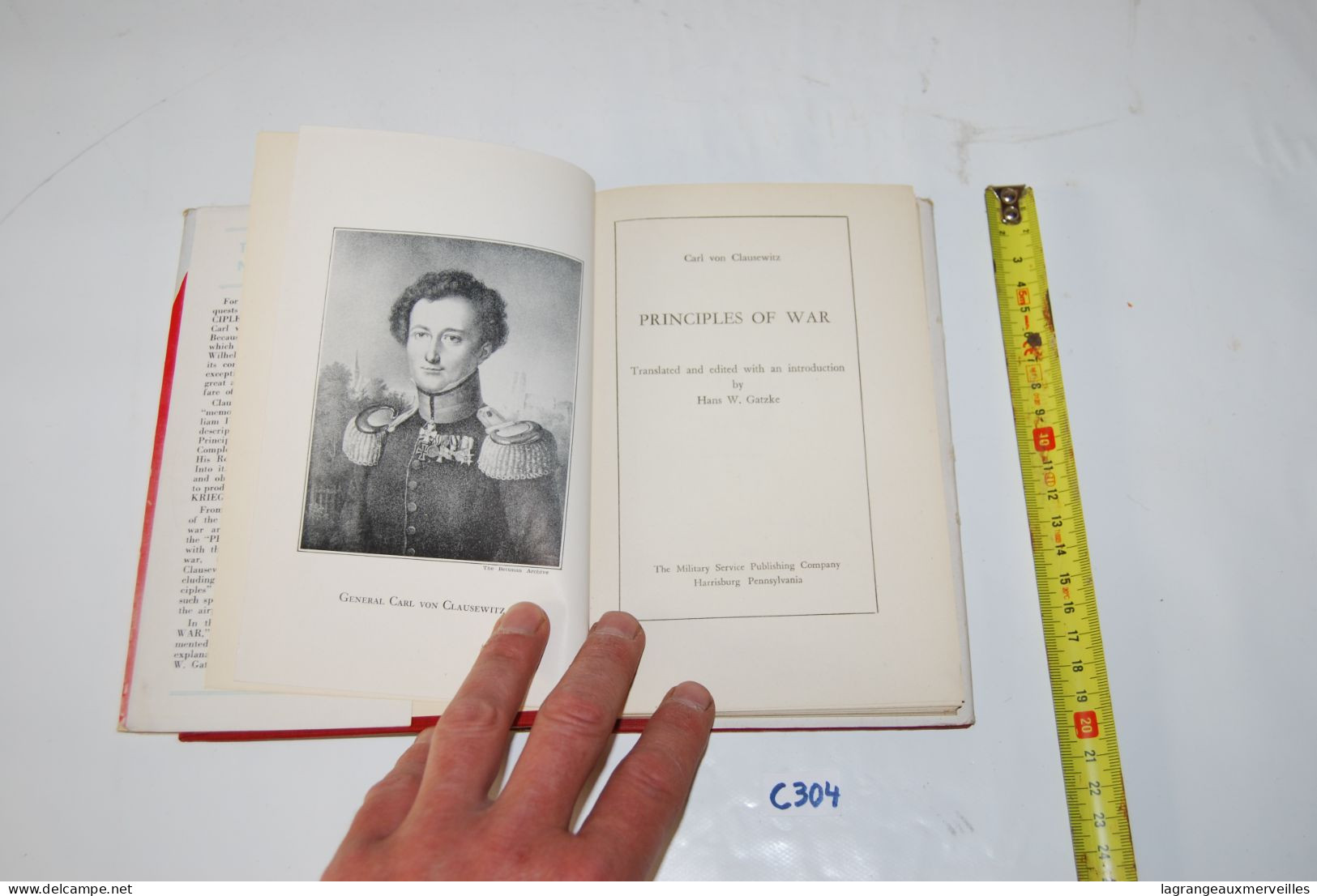 C304 Livre Ancien - Principle Of War - General Von Clausewitz * Carl - 1943 - Guerre Che Coinvolgono UK
