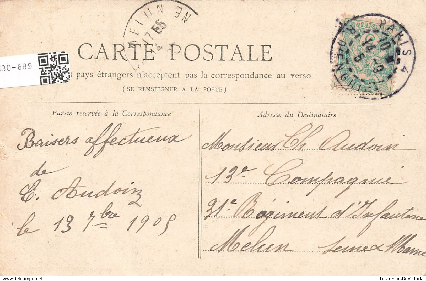 FRANCE - Paris - Eglise Saint Augustin - Animé - Collection Petit Journal - Carte Postale Ancienne - Kerken