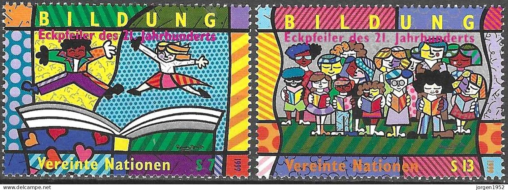 UNITED NATIONS # VIENNA FROM 1999 STAMPWORLD 304-05** - Ungebraucht