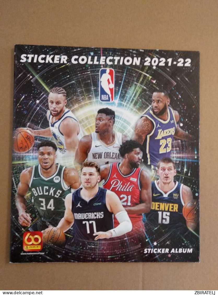 PANINI Sport Album NBA 2021-22 (with 6 Stickers For Start) - Englische Ausgabe