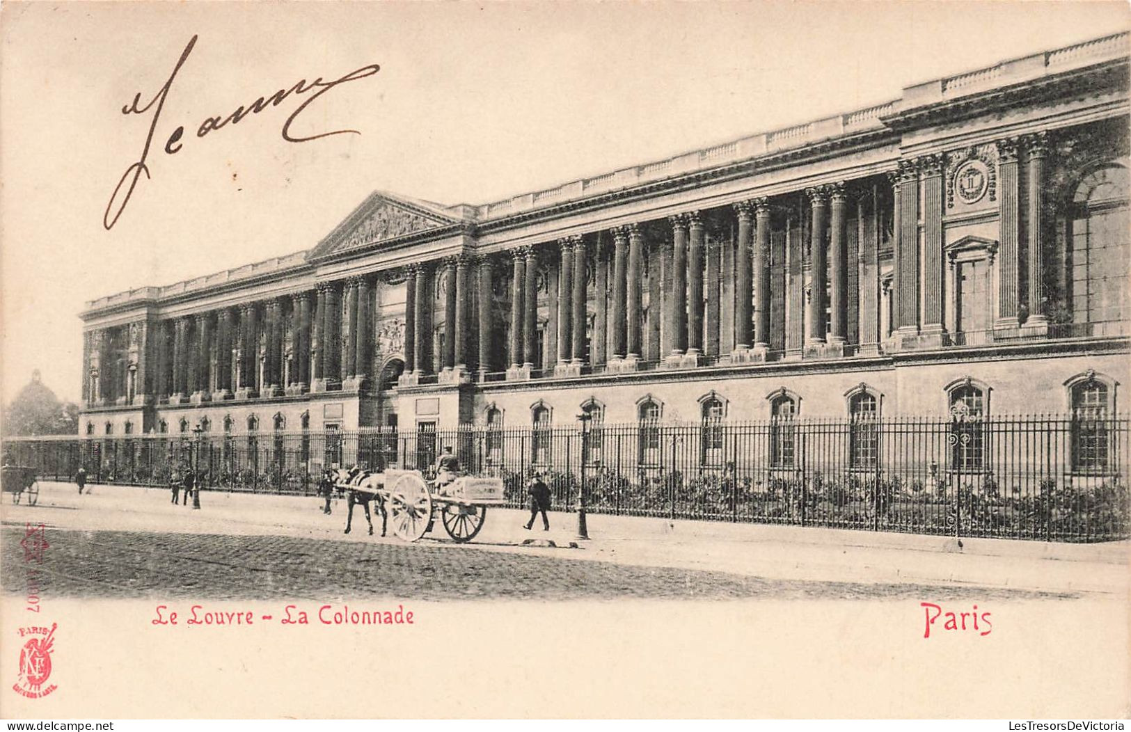 FRANCE - Paris - Vue Générale Du Louvre - La Colonnade - Carte Postale Ancienne - Louvre