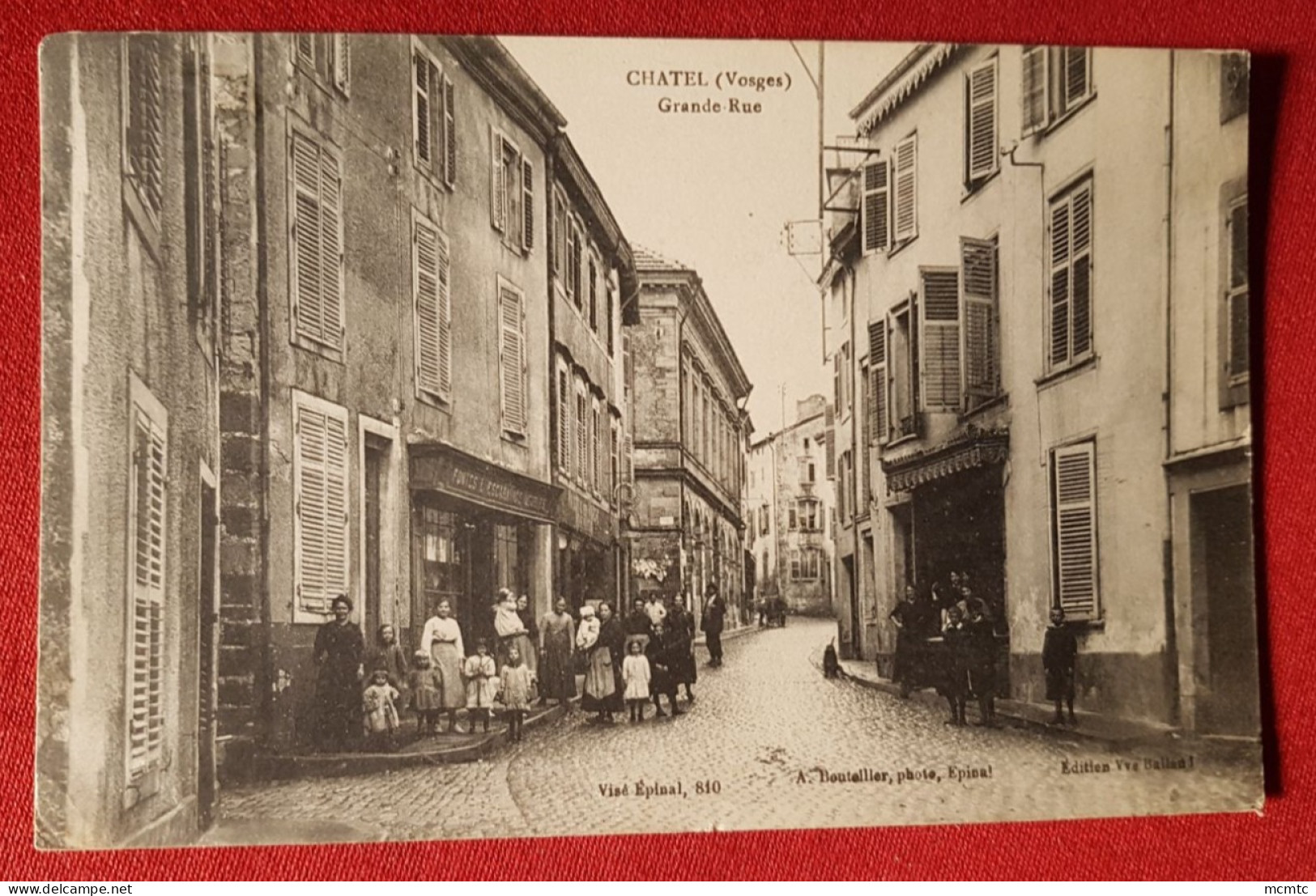 CPA - Chatel  -(Vosges) - Grande Rue - Chatel Sur Moselle