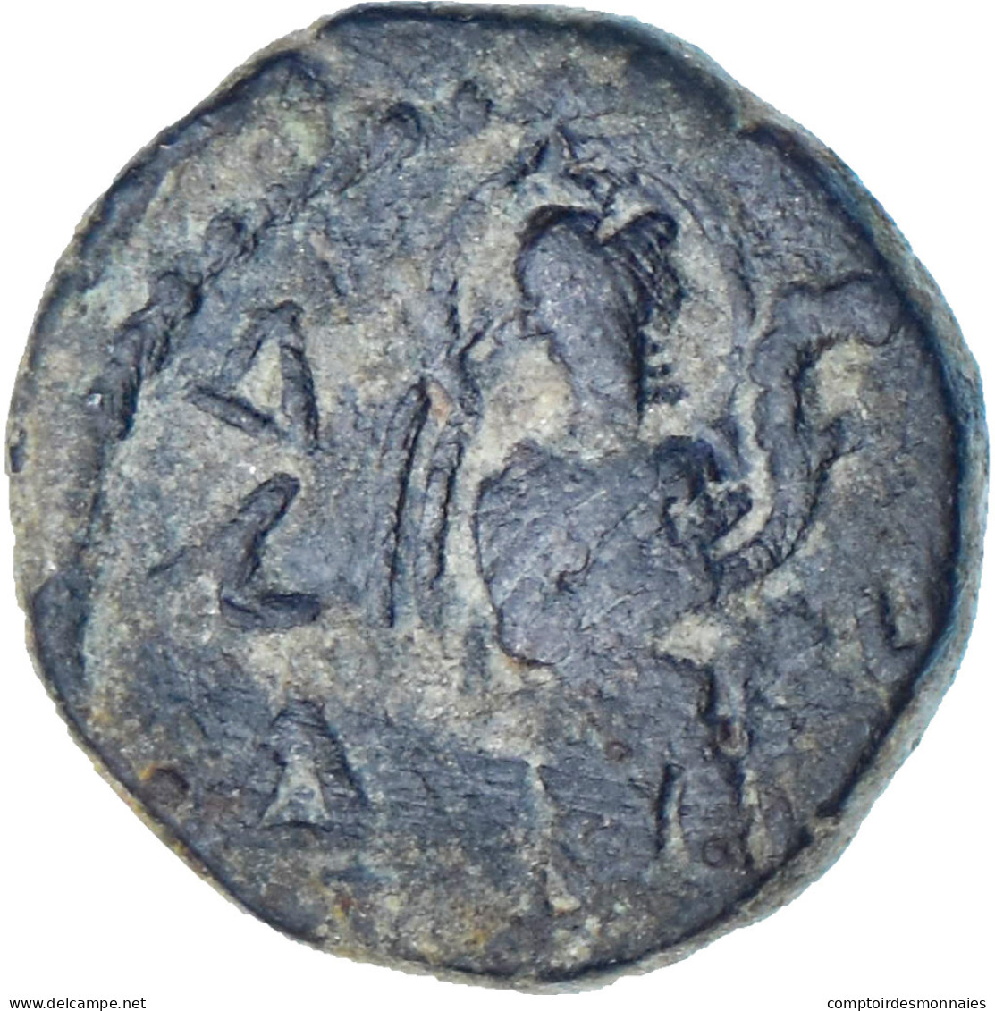 Kushan Empire, Kanishka I, Drachme, 127-152, Bronze, TTB - Oriental