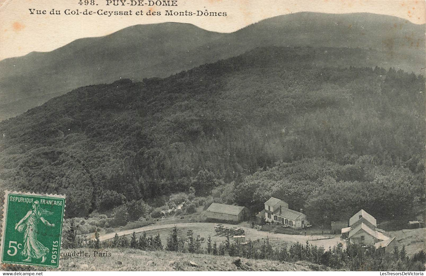 FRANCE - Puy De Dôme - Vue Du Col De Ceyssat Et Des Monts Dômes - Carte Postale Ancienne - Other & Unclassified