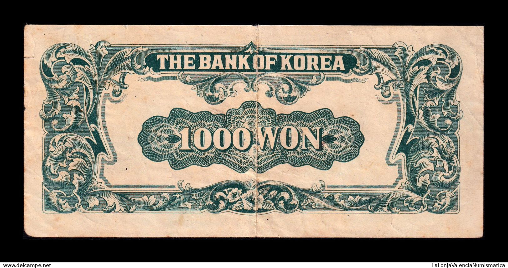 Corea Del Sur South Korea 1000 Won Syngman Rhee 1950 Pick 8 Bc/Mbc F/Vf - Corea Del Sud