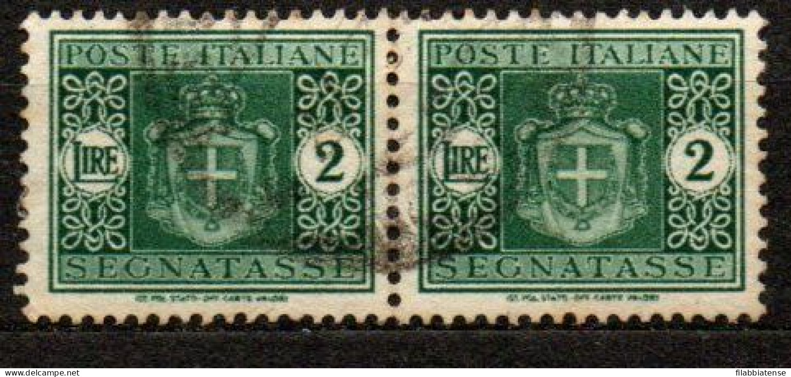 1945 - Italia - Luogotenenza S 93 Segnatasse - Coppia    -------- - Segnatasse