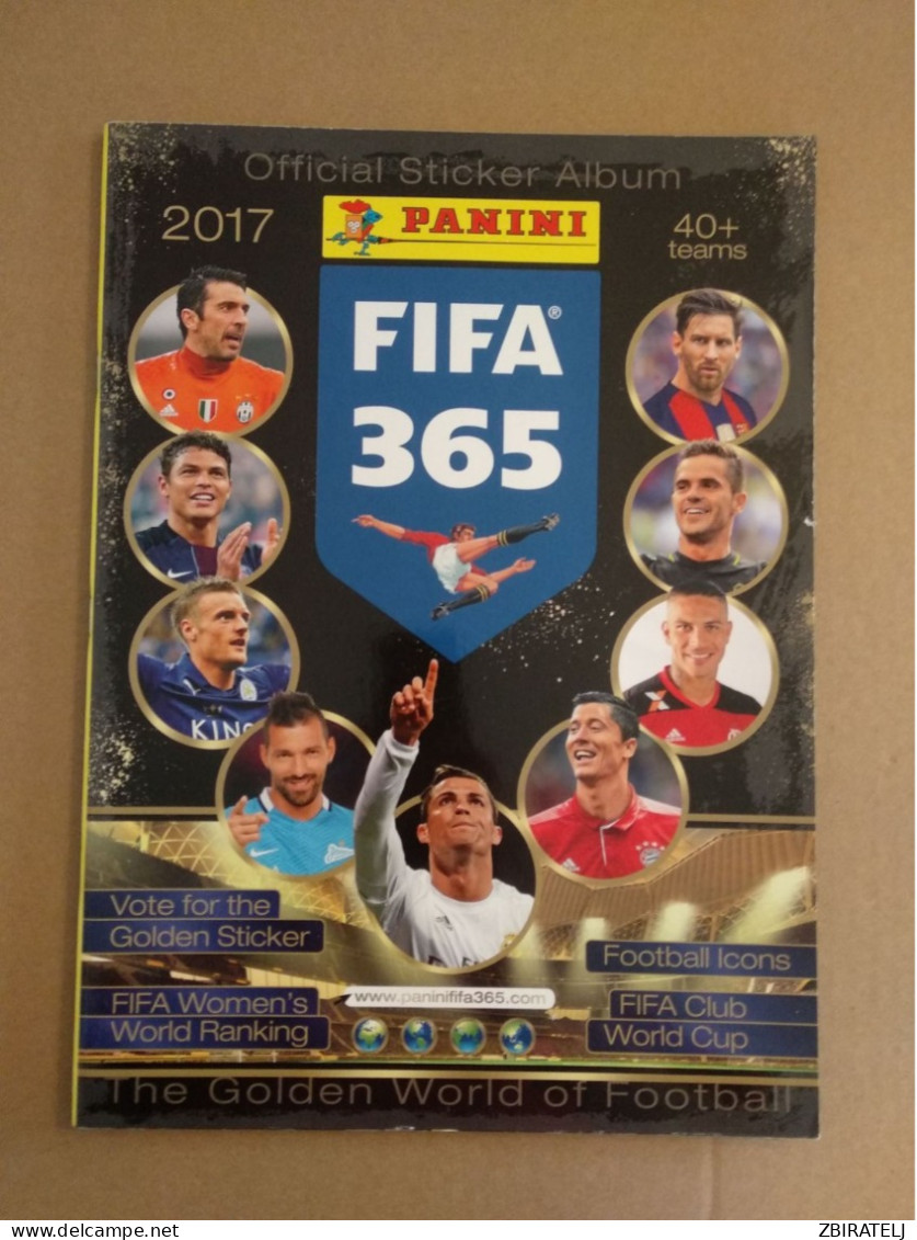 PANINI Sport Album FIFA 365 2017 (with 6 Stickers For Start) - Engelse Uitgave