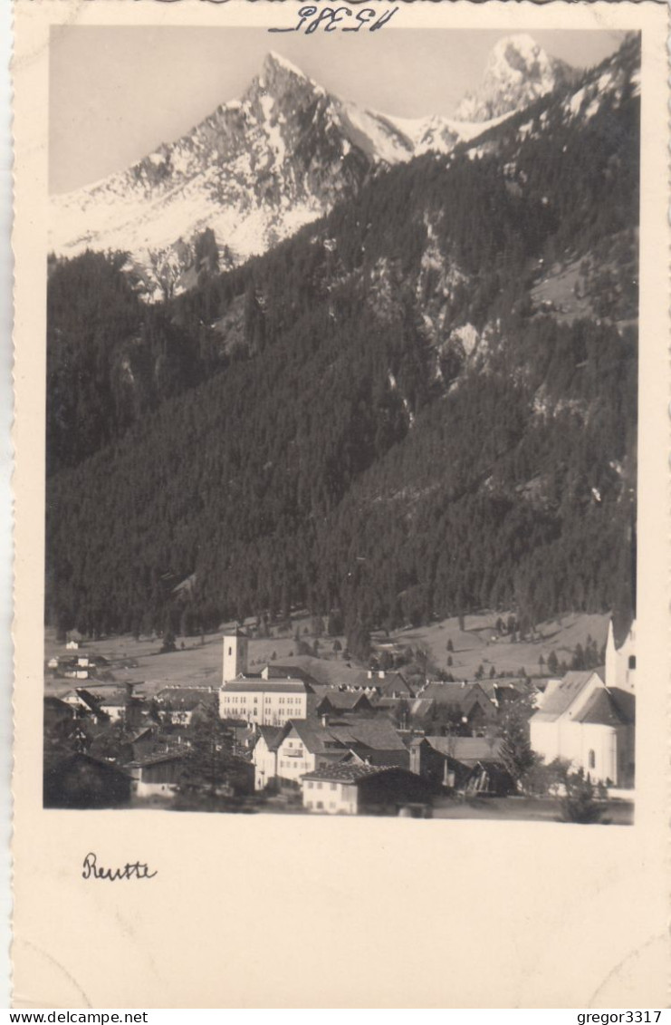 E1670) REUTTE - Tirol - Häuser Kirchen ALT ! Mit Gernspitze Ausserfern - Reutte