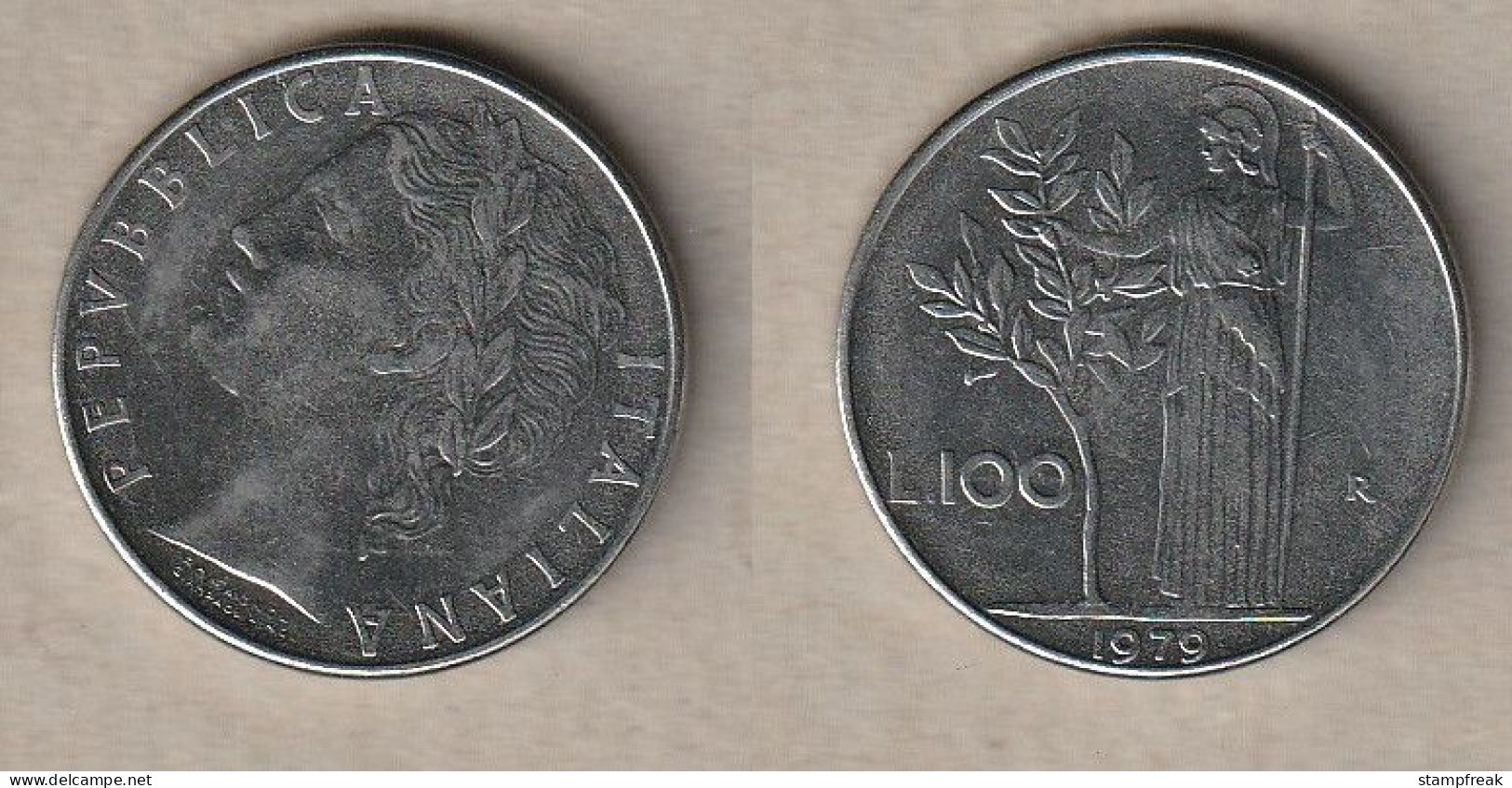 00477) Italien, 100 Lire 1979 - 100 Lire