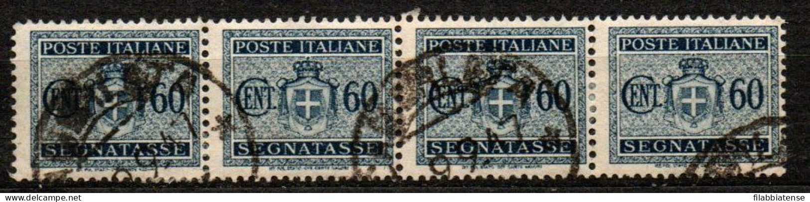 1945 - Italia - Luogotenenza S 91 X 4 Segnatasse    -------- - Taxe