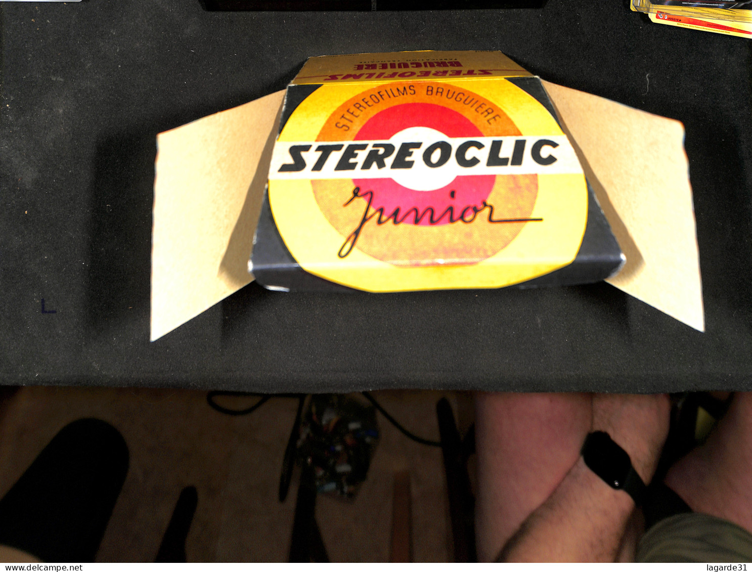 Stereoscope "stereoclic" Et Stereocartes Brugiere - Visionneuses Stéréoscopiques