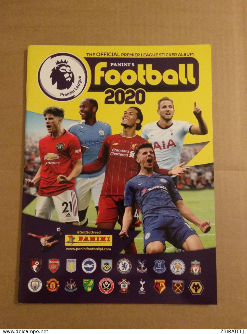 PANINI Sport Album PREMIER LEAGUE FOOTBALL 2020  (with 6 Stickers For Start) - Edition Anglaise