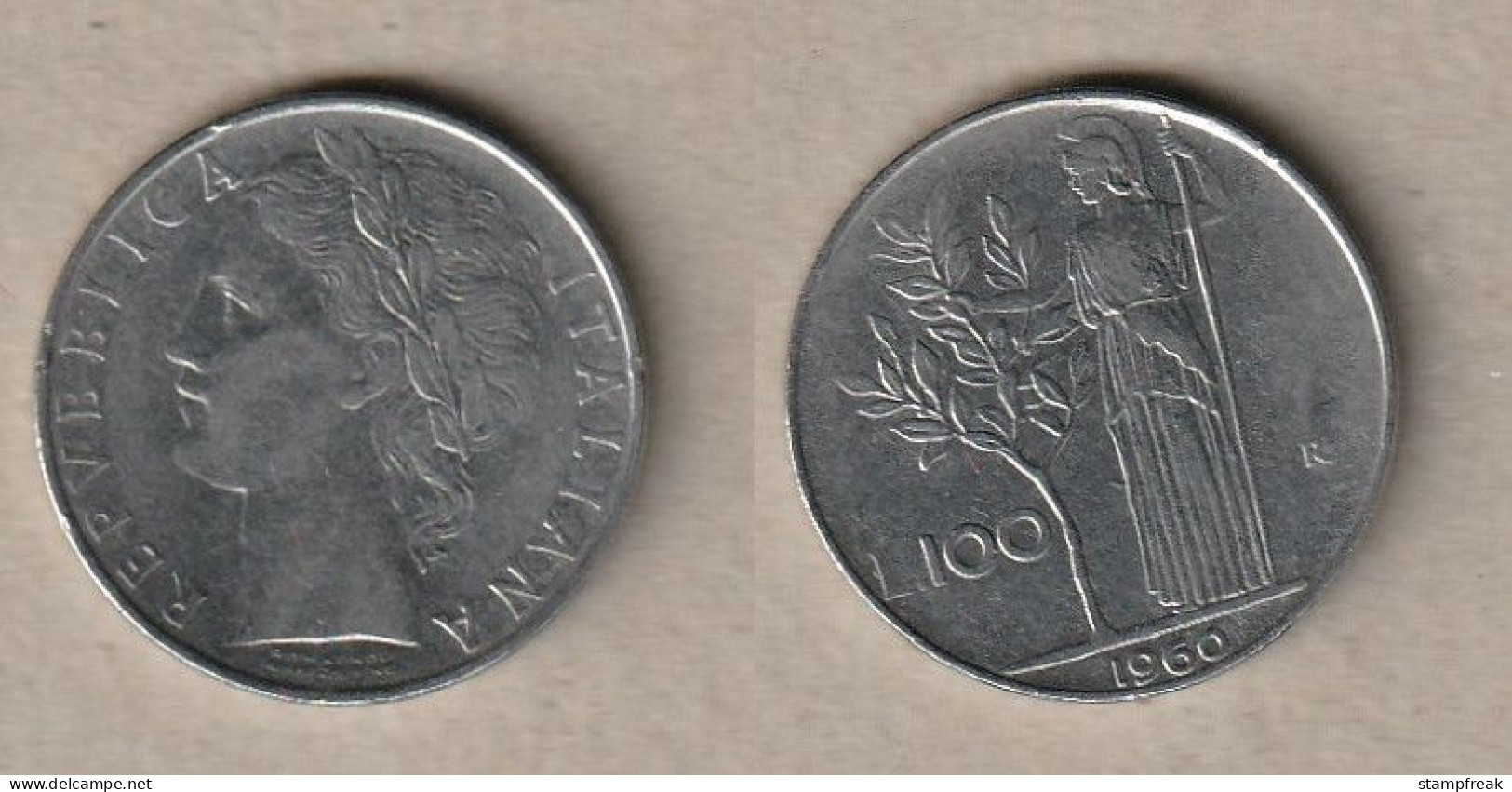 00488) Italien, 100 Lire 1960 - 100 Lire