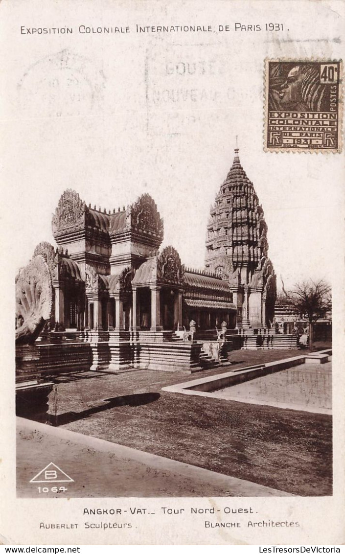 FRANCE - Exposition Internationale 1931 - Paris - Angkor Vat - Tour Nord Ouest - Carte Postale Ancienne - Mostre