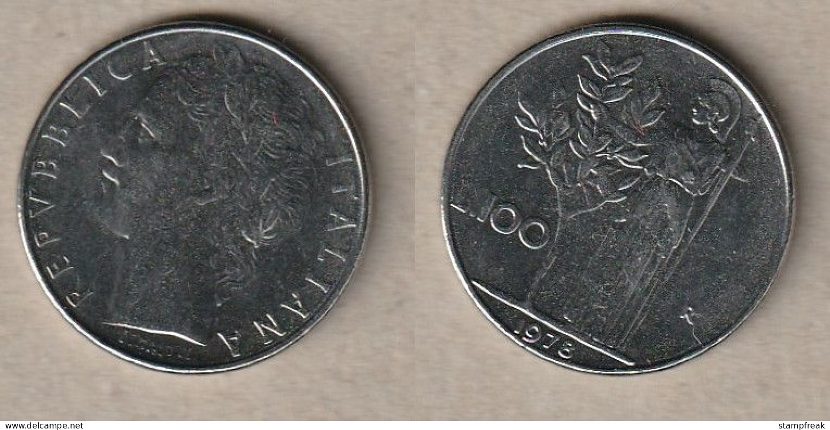 00487) Italien, 100 Lire 1978 - 100 Lire