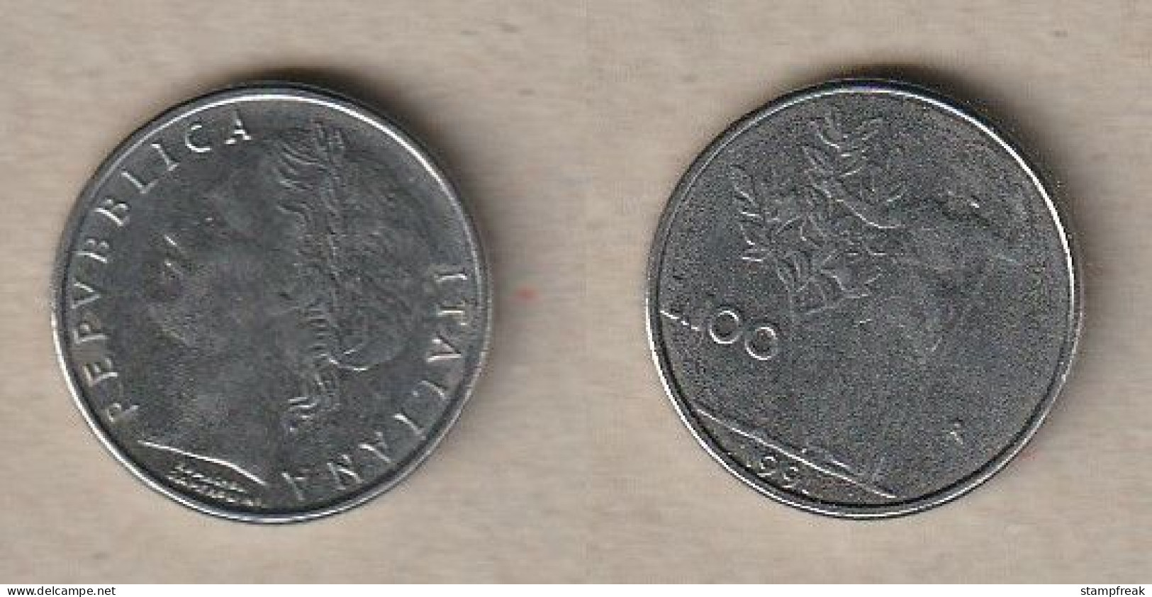 00522) Italien, 100 Lire 1991 - 100 Lire