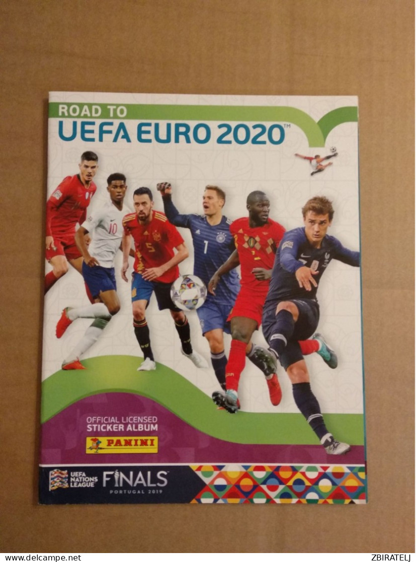 PANINI Sport Album ROAD TO UEFA EURO 2020 (with 6 Stickers For Start) - Engelse Uitgave