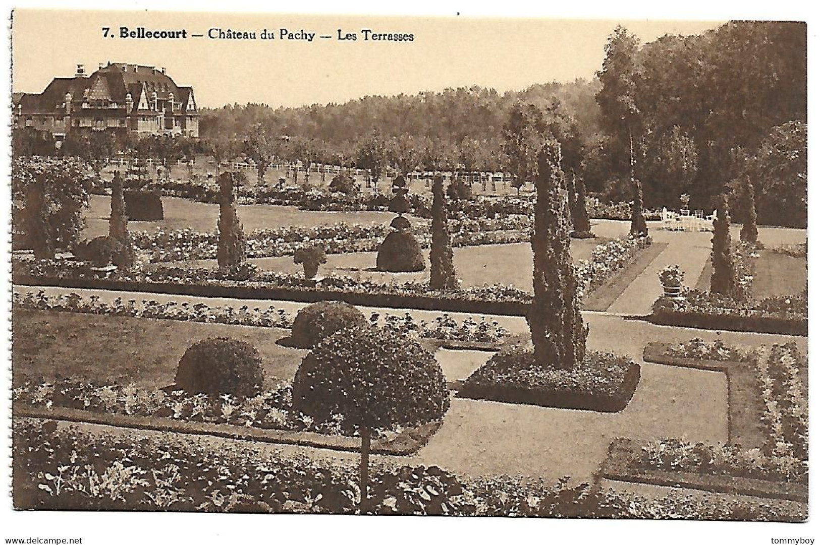 CPA Bellecourt, Château Du Pachy, Les Terrasses - Manage