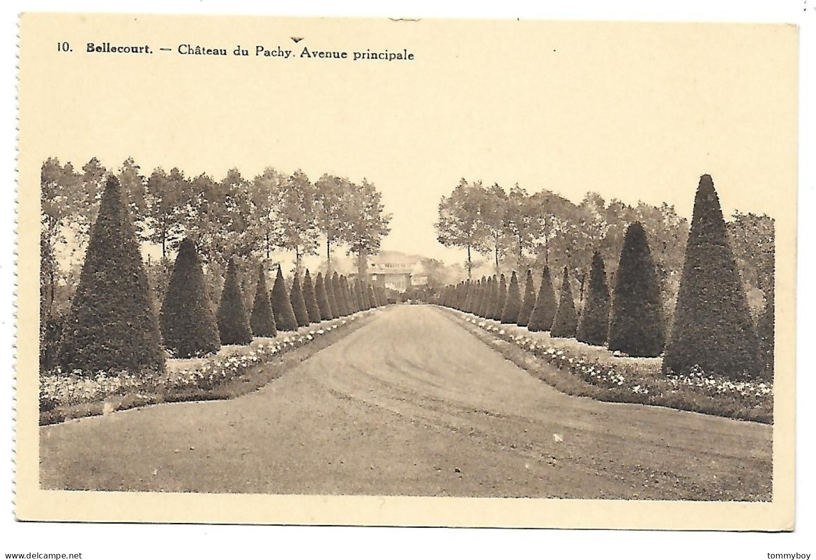 CPA Bellecourt, Château Du Pachy, Avenue Principale - Manage