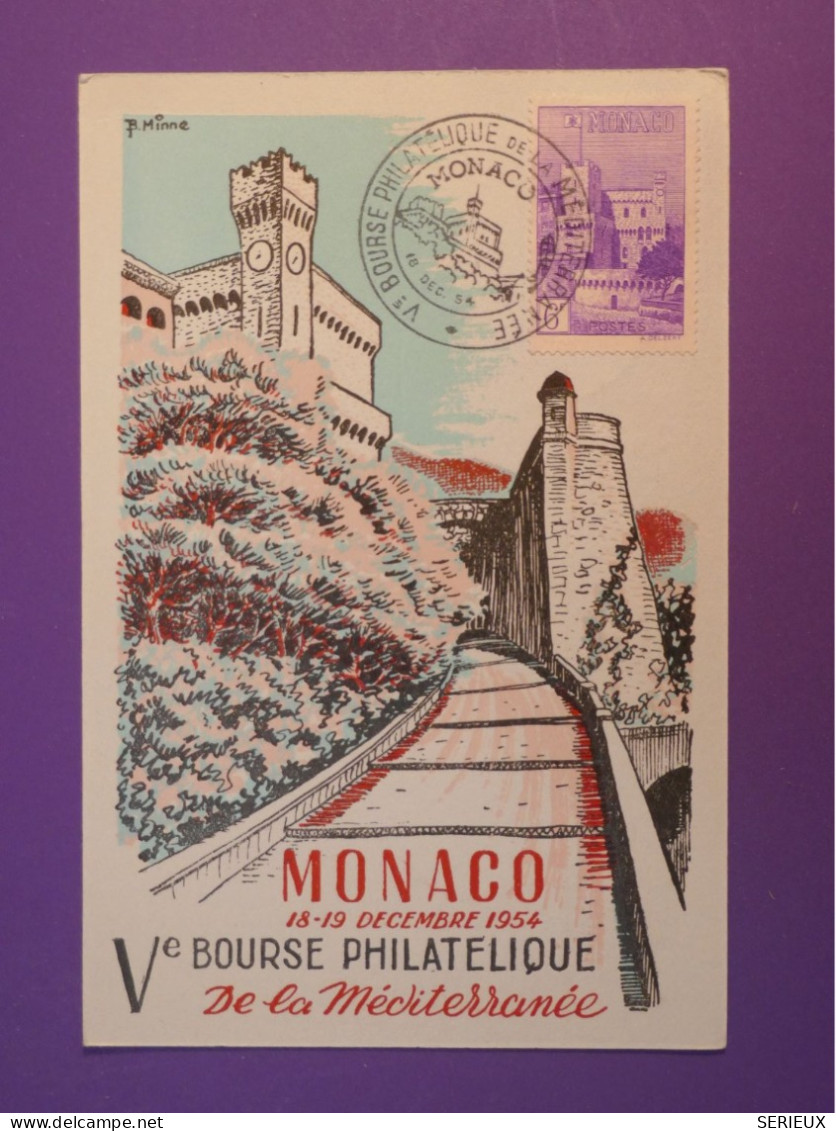 BN0 MONACO BELLE  CARTE 1954 MONTE CARLO  + AFF. INTERESSANT++ - Storia Postale