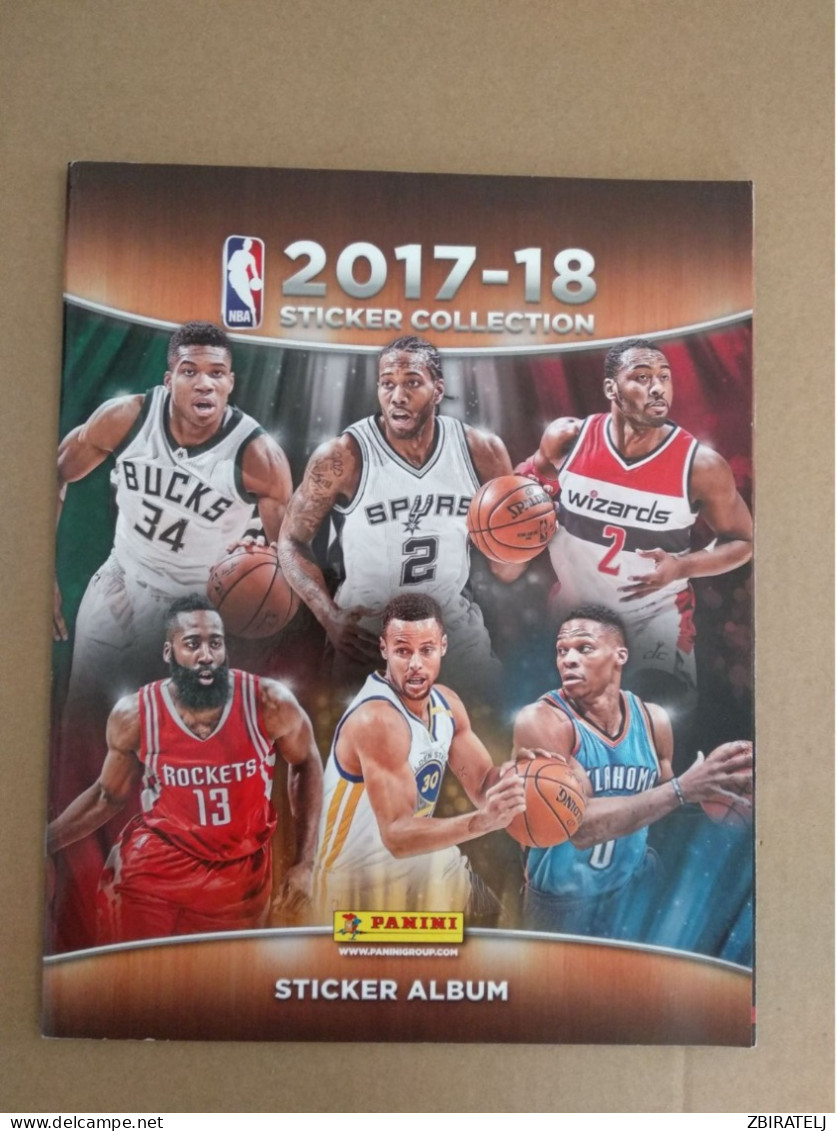 PANINI Sport Album NBA 2017-18 (with 6 Stickers For Start) - Engelse Uitgave