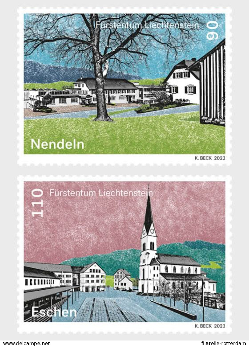 Liechtenstein - Postfris / MNH - Complete Set Villages 2023 - Nuovi