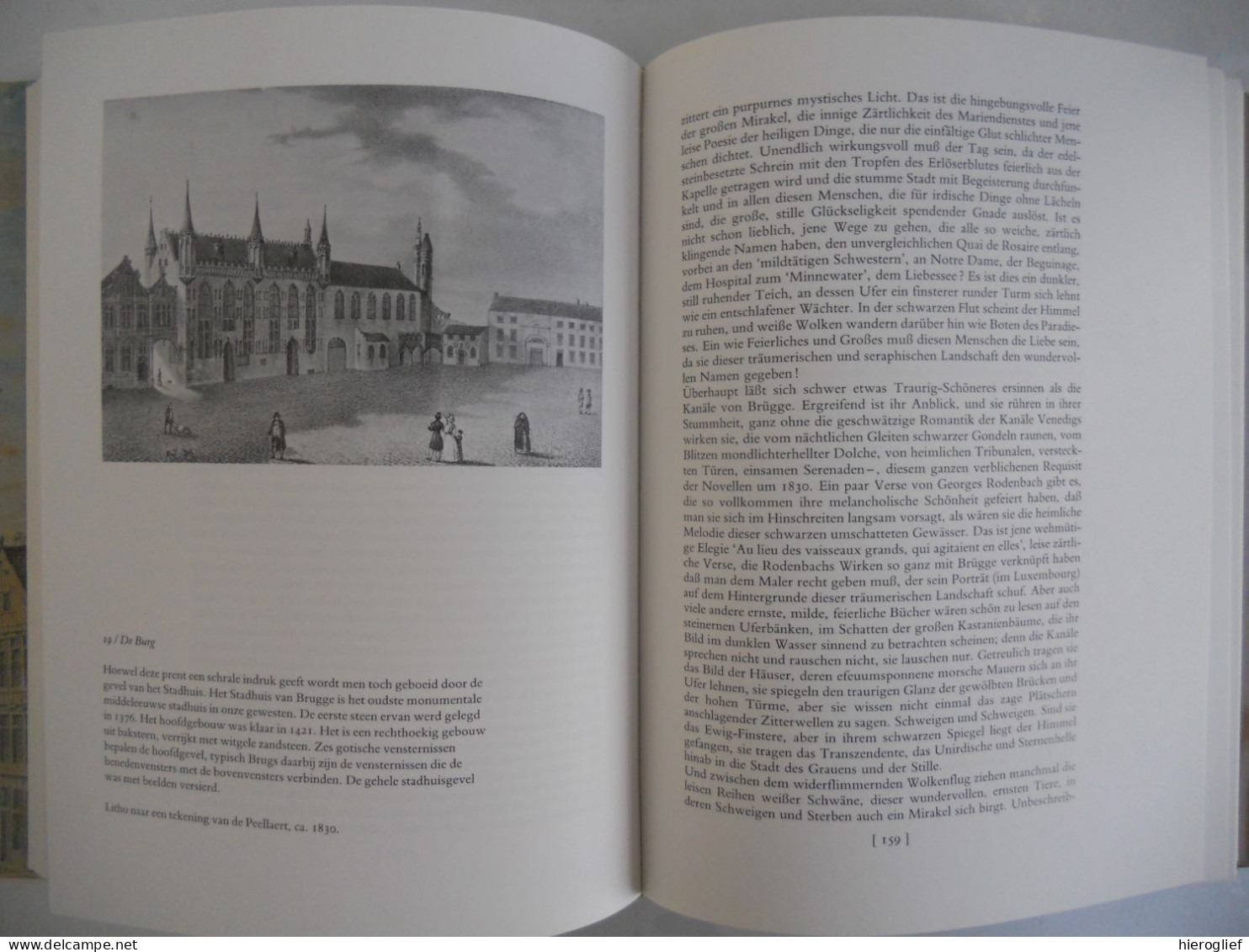 BRUGGE BESCHREVEN hoe een stad in tekst verschijnt door Fernand Bonneure brugge in literatuur en geschiedschrijving