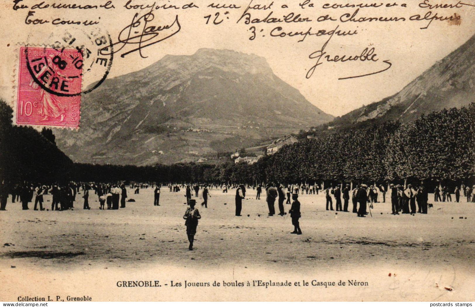 Boule / Pétanque, Grenoble, 1905 - Pétanque