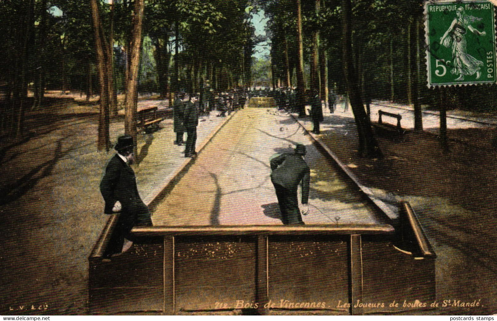 Boule / Pétanque, St. Mande, Um 1910 - Bowls