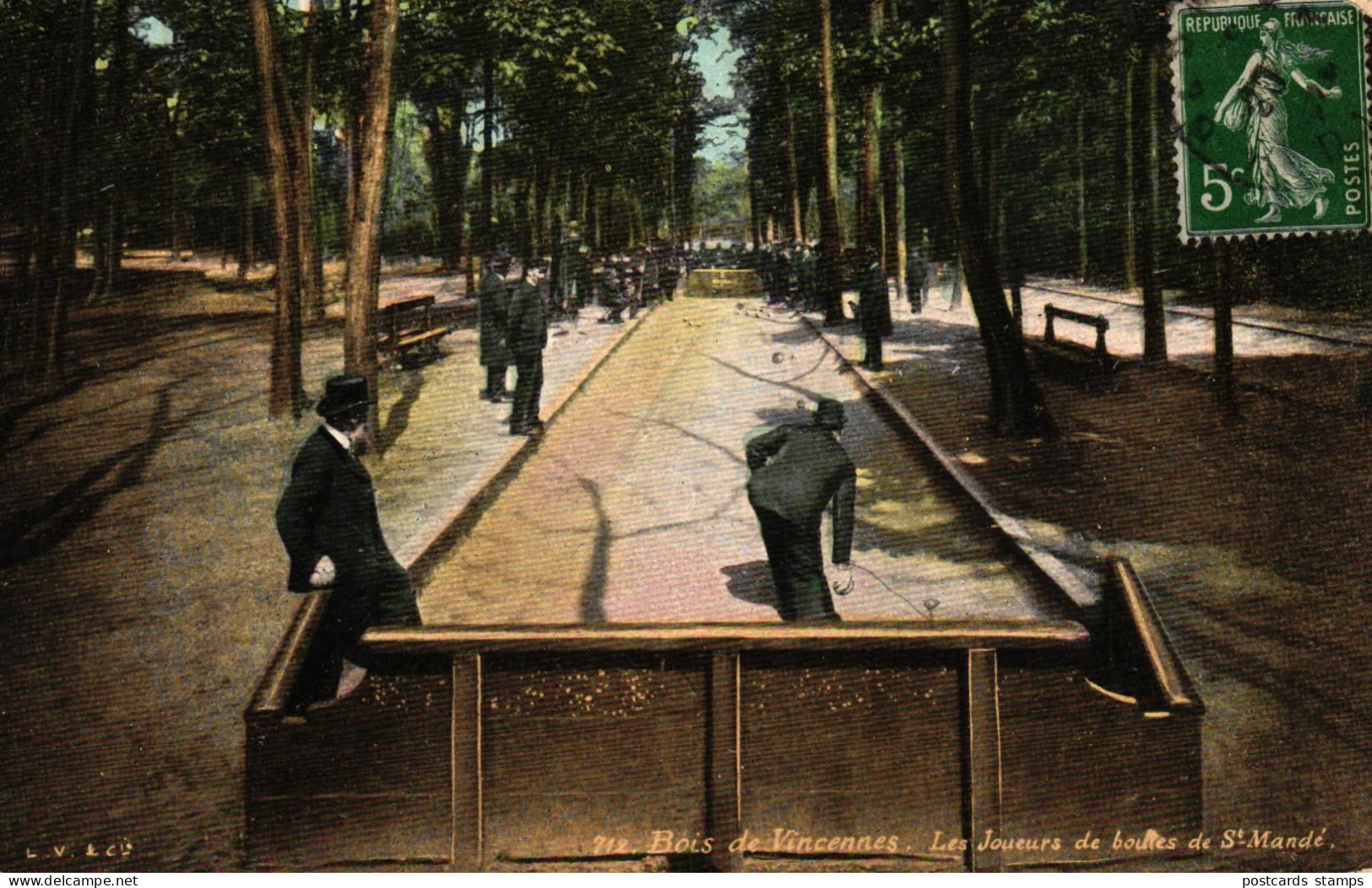 Boule / Pétanque, St. Mande, Um 1910 - Petanca