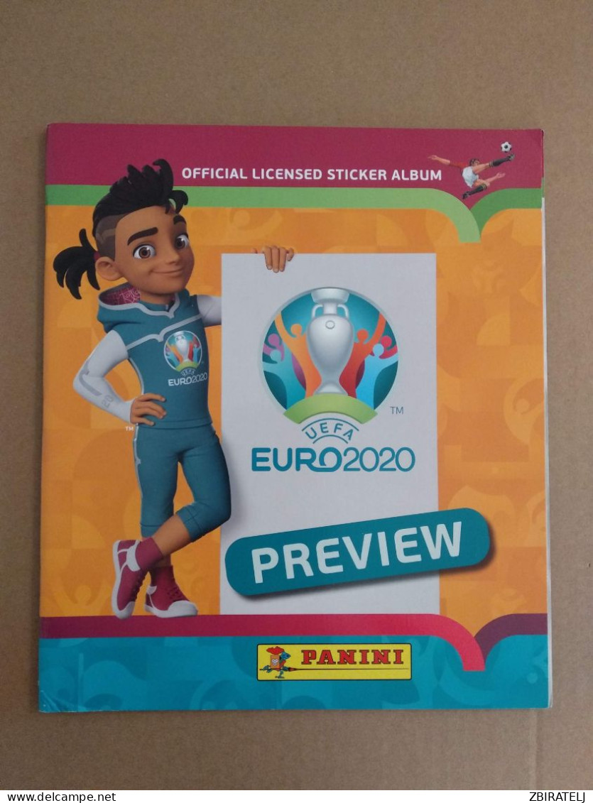 PANINI Sport Album UEFA EURO 2020 PREVIEW  (with 6 Stickers For Start) - English Edition