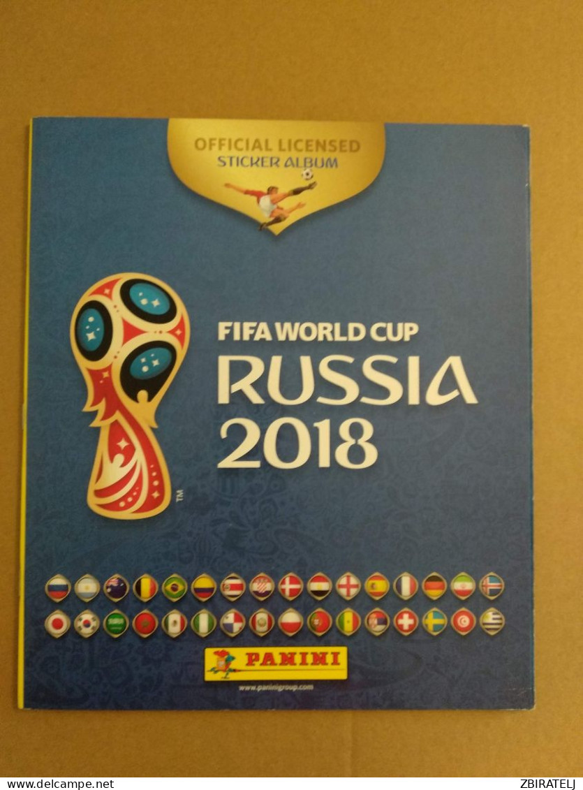 PANINI Sport Album FIFA WORLD CUP RUSSIA 2018 (with 6 Stickers For Start) - Edition Anglaise