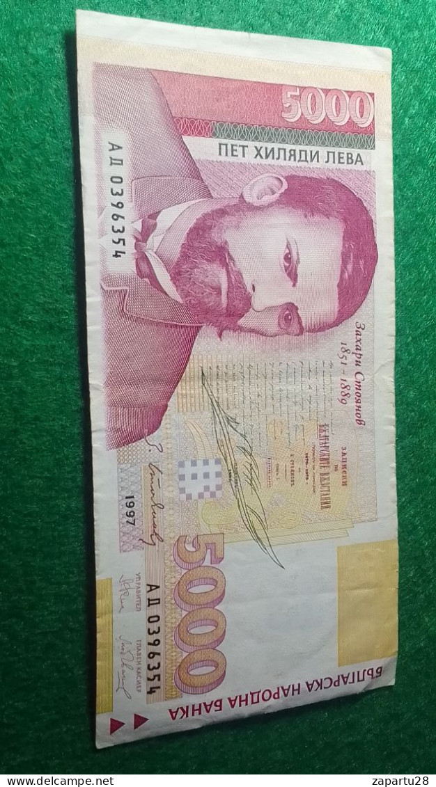 BULGRİSTAN-1997           5000 LEVA       UNC - Bulgarien