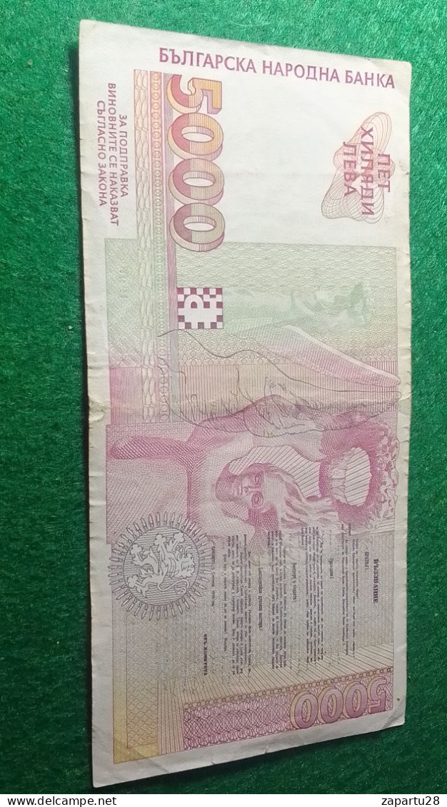 BULGRİSTAN-1997           5000 LEVA       UNC - Bulgarije