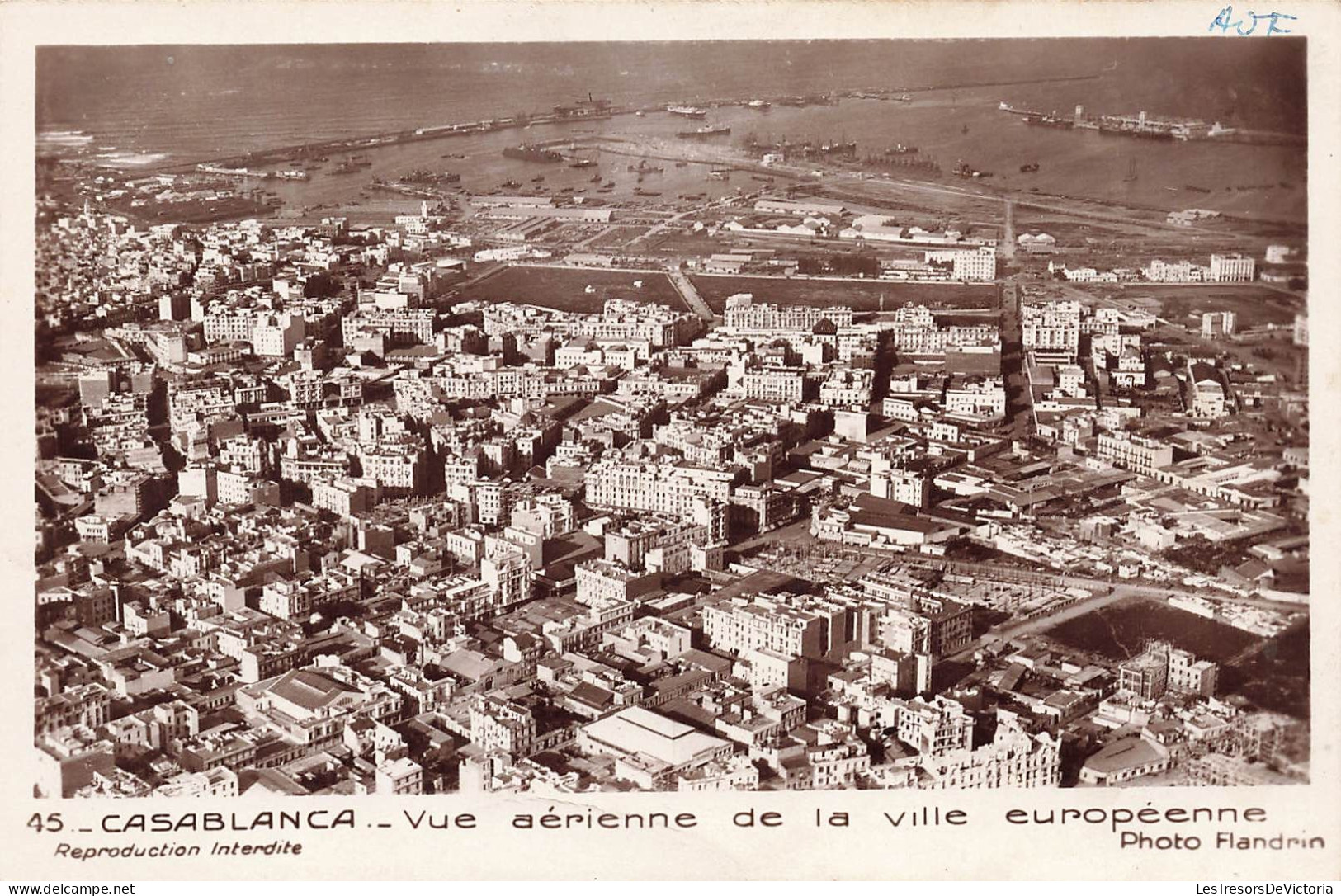 MAROC - Casablanca - Vue Aérienne De La Ville Européenne - Carte Postale - Casablanca