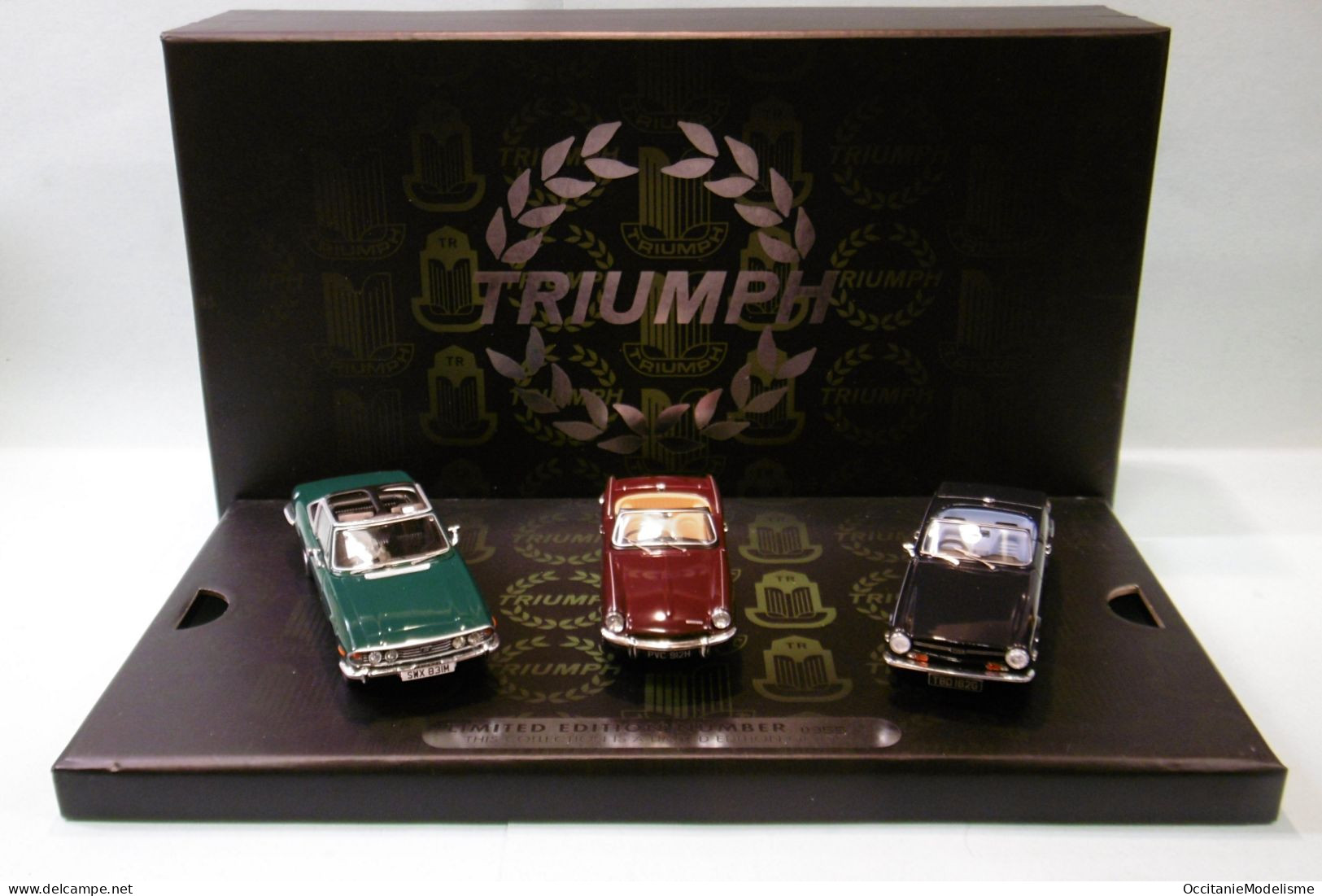 Corgi - Coffret 3 TRIUMPH Sporting Spitfire + TR6 + Stag Réf. TC00004 Neuf NBO 1/43 - Corgi Toys